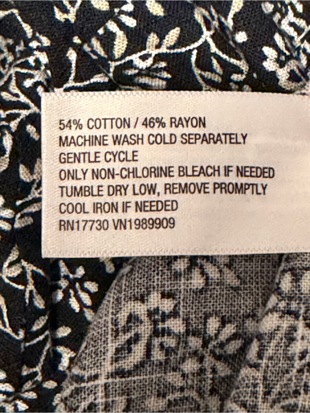 NWT Universal Thread Black & White Floral Swing Dress XL - Picture 7 of 8